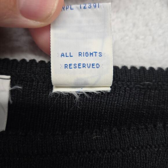 Northern Isles Embroidered Sweater Womens S Acrylic Pullover Scoop Neck NEW - Picture 6 of 11